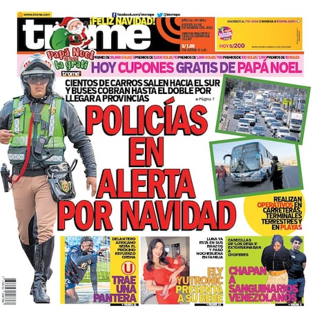 POLICÍAS EN ALERTA POR NAVIDAD