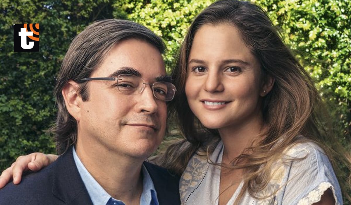 Jaime Bayly junto a su esposa Silvia Núñez del Arco.