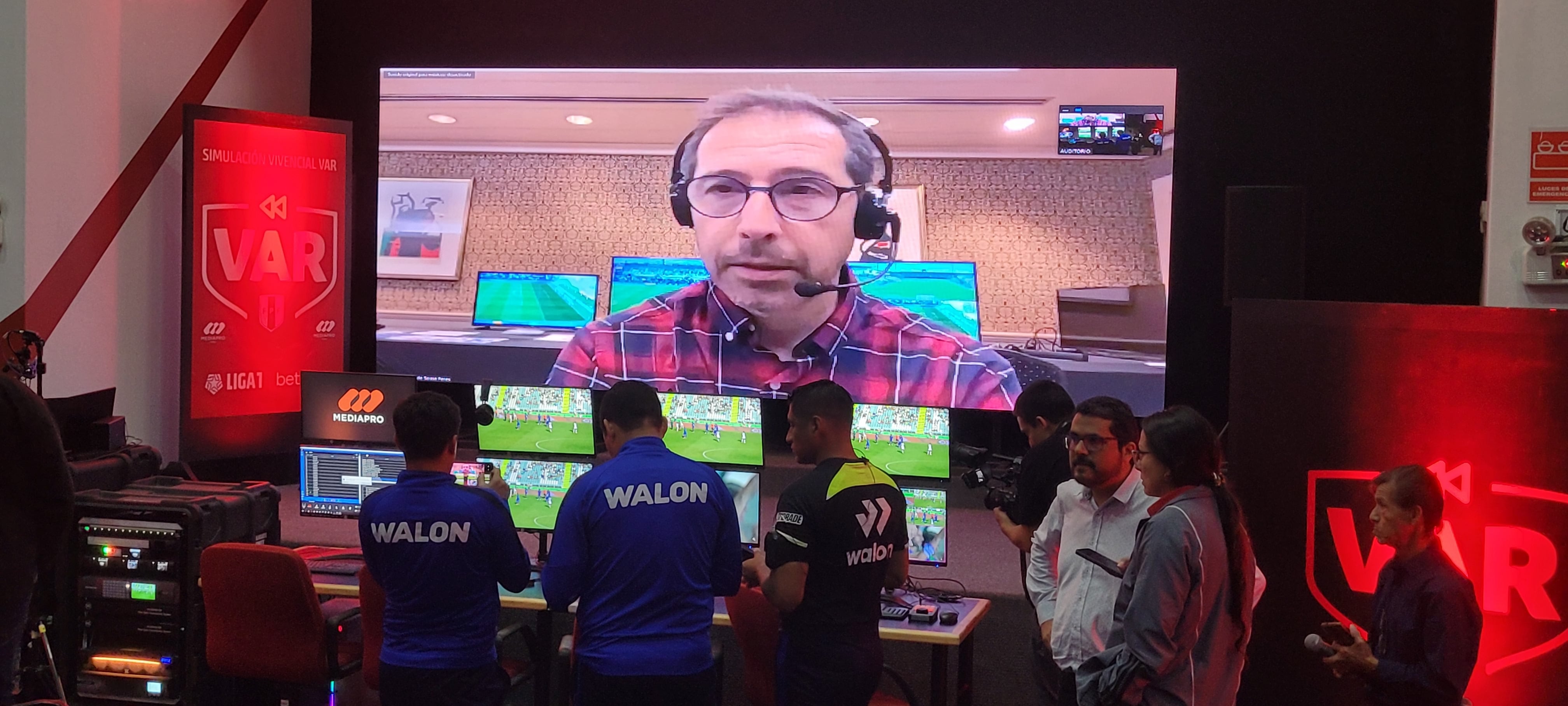 La empresa MediaPro es la encargada de suministrar la tecnología para el VAR (Foto Carlos Bernuy)
