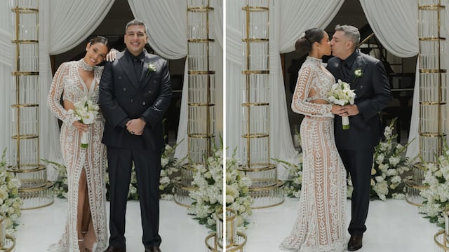 ¡Se dieron el sí! Ricardo Mendoza y Katya Mosquera celebran su lujosa e íntima boda