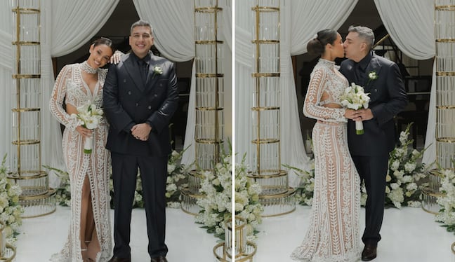 ¡Se dieron el sí! Ricardo Mendoza y Katya Mosquera celebran su lujosa e íntima boda