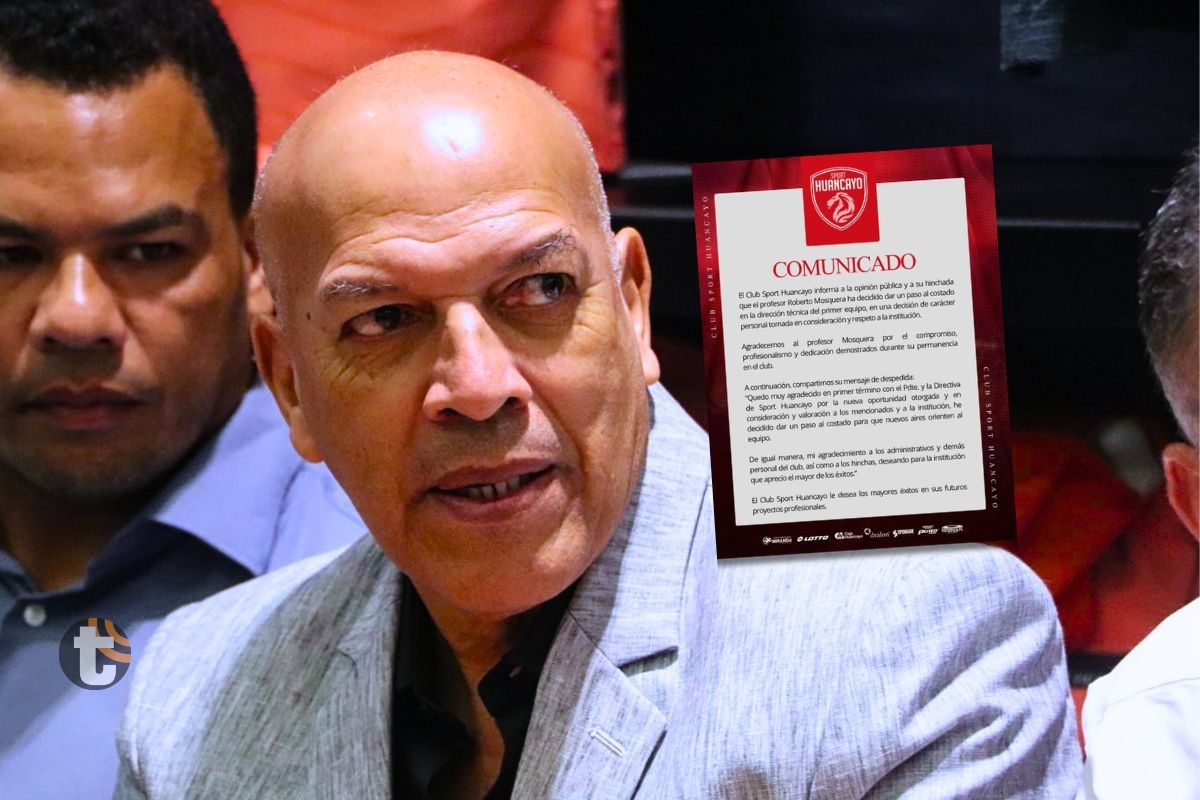 Roberto Mosquera decidió apartarse de Sport Huancayo sin mencionar a sus jugadores (Foto: GEC)