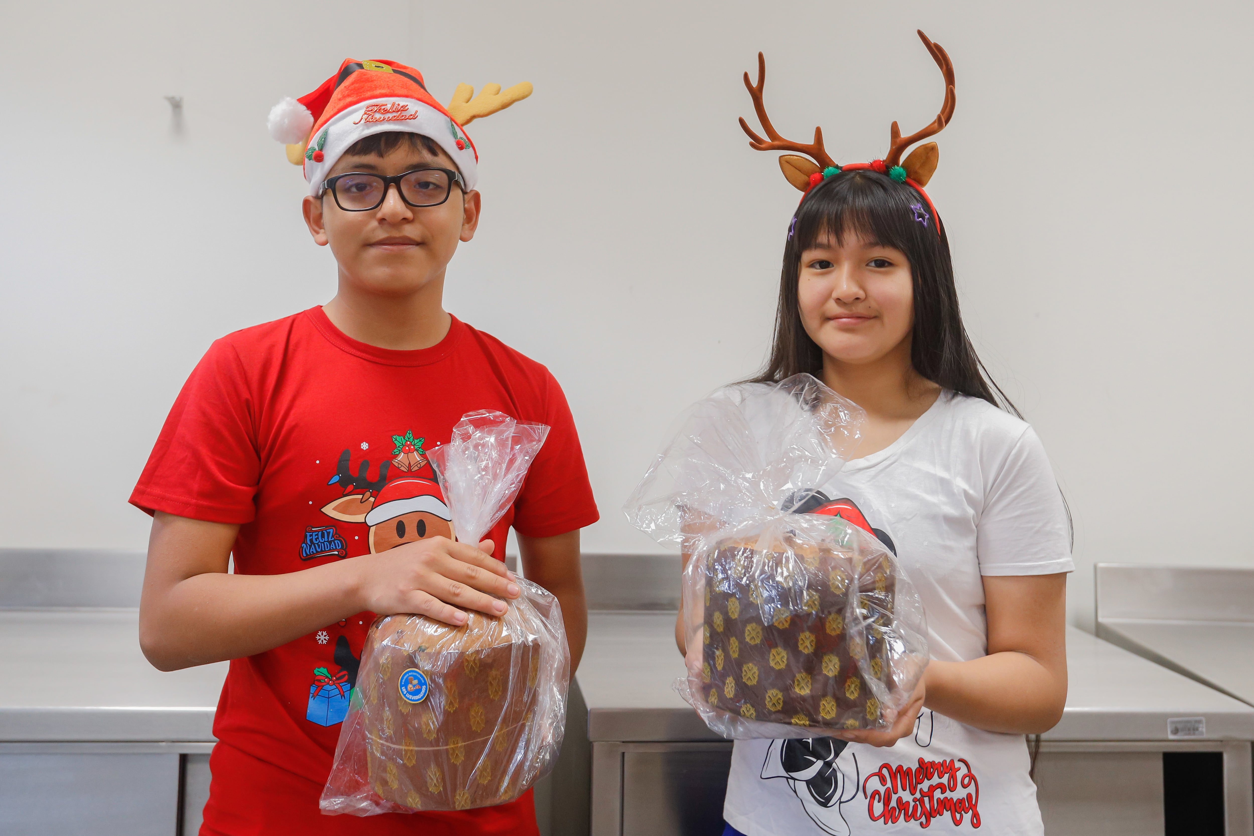 Estudiante de 14 años crea su propio panetón y lo venderá en Navidad