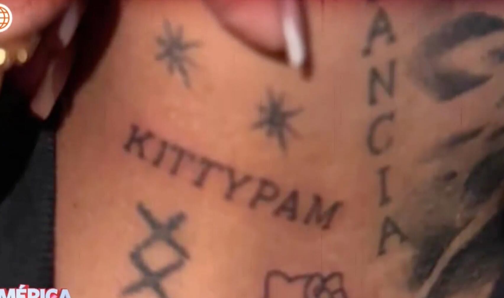 Paul Michael se tatuó "Kittypam"