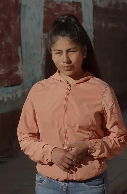 Actriz Danitza Pilco participó en la película “Reynaldo Cutipa”, donde interpretó a “Rosaura”.