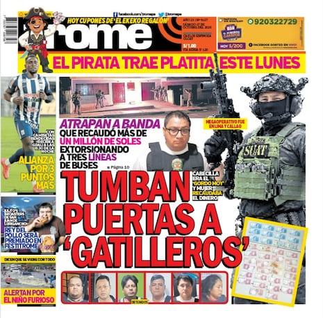 TUMBAN PUERTAS A ‘GATILLEROS’