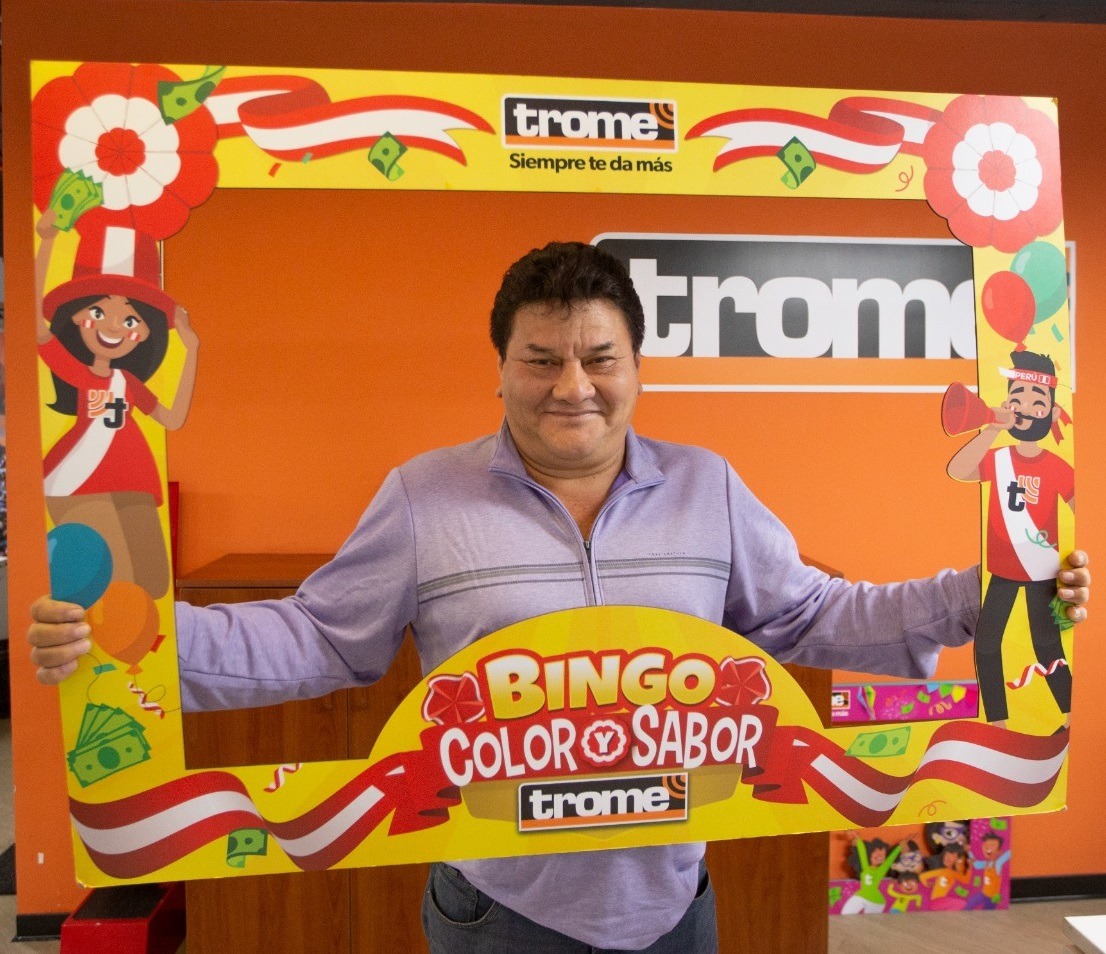 Martín es un emprendedor y es uno de los ganadores de las promociones de Trome.