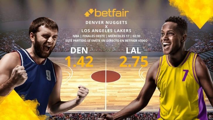 LA Lakers y Denver Nuggets definirán al campeón de la Conferencia del Oeste de la NBA 2022/23. Foto: Captura