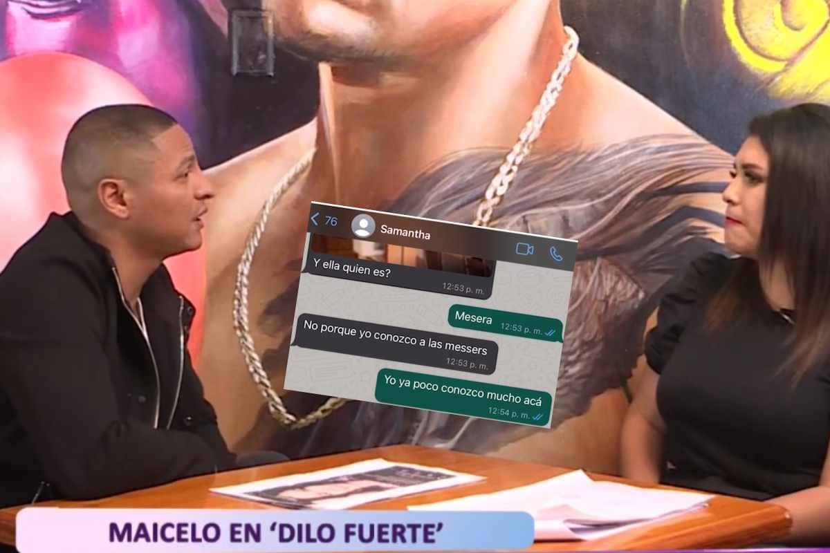 Jonathan Maicelo brindó entrevista a Lady Guillén. (Captura Dilo Fuerte)