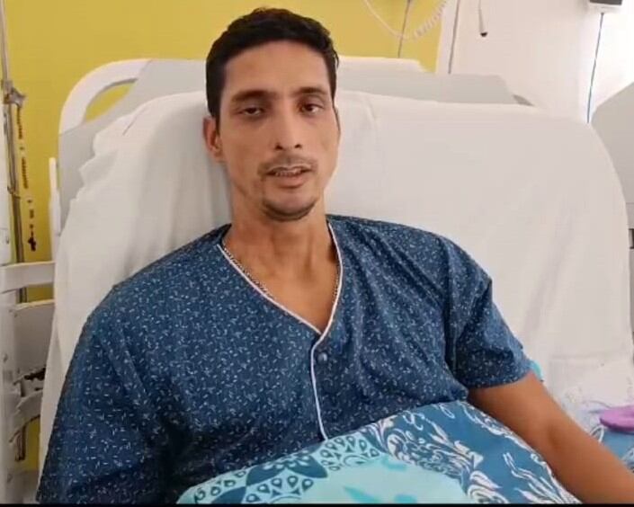 Suboficial agradeció la atención y el apoyo recibido por parte del personal del Hospital y de la Policía Nacional.