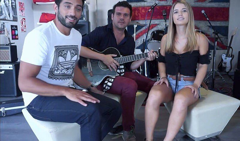 Pablo Heredia y Flavia Laos.