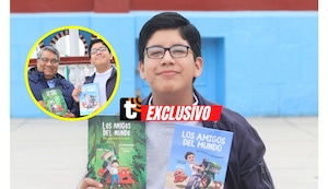 Pedro Raymundo, hijo del ‘Doctor Tilde’, tiene 13 años y ha publicado dos libros de cuentos infantiles | ENTREVISTA