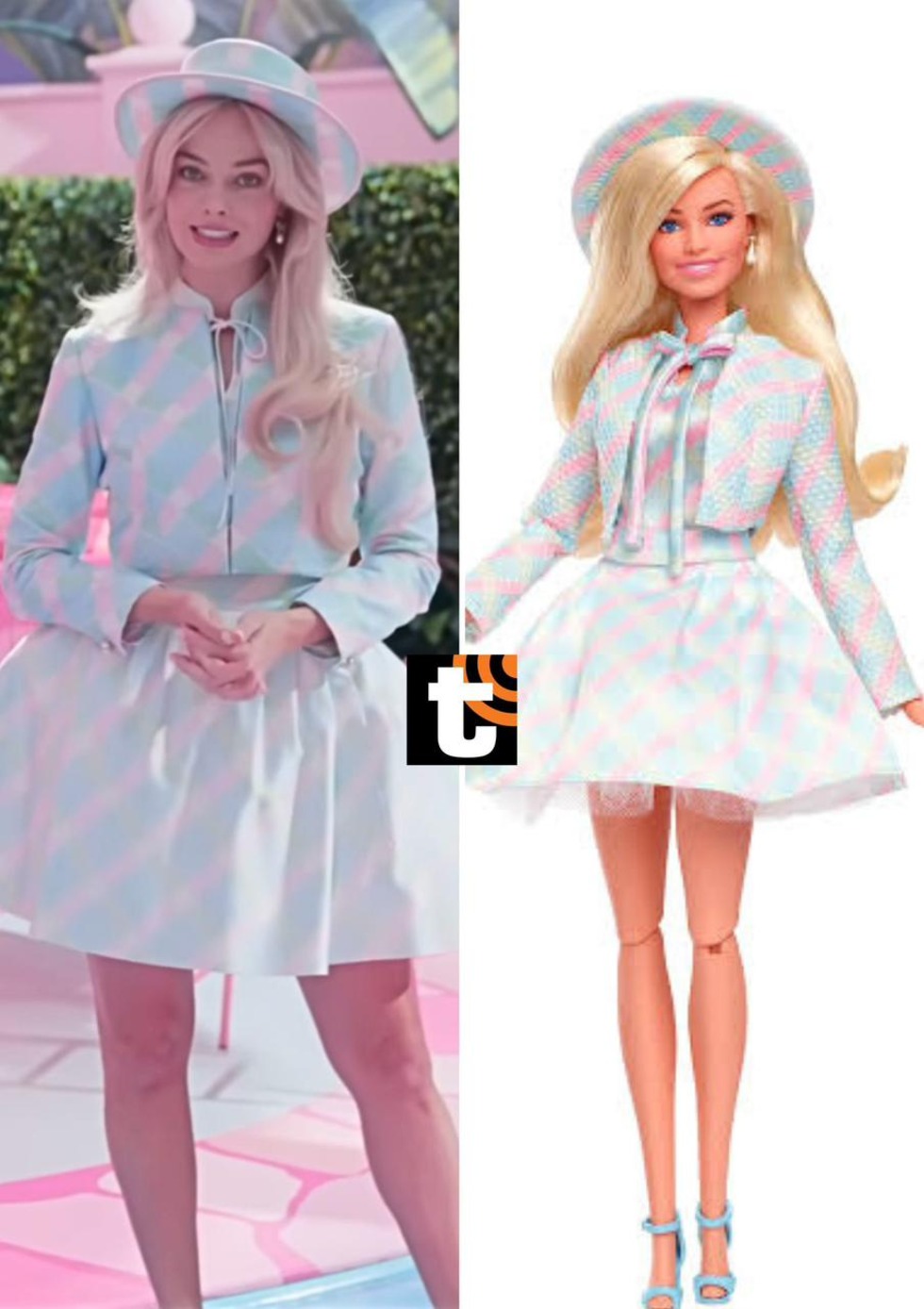 Actriz Margot Robbie será Barbie en la cinta de este 2023. (Redes sociales)