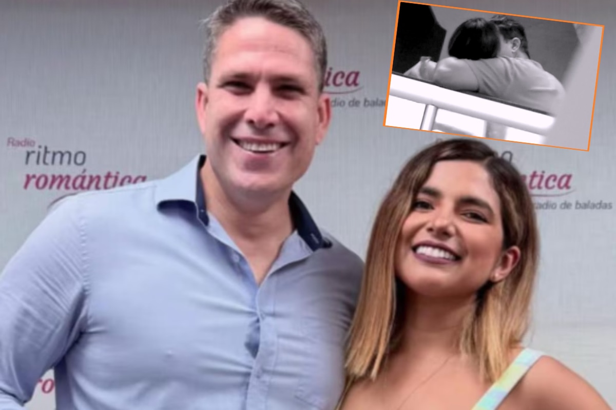 Paco Bazán y Susana Alvarado fueron captados besándose. (Radio Ritmo / Magaly Tv)