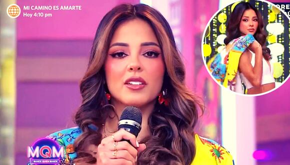 Luciana reaparece tras renunciar a concurso de baile