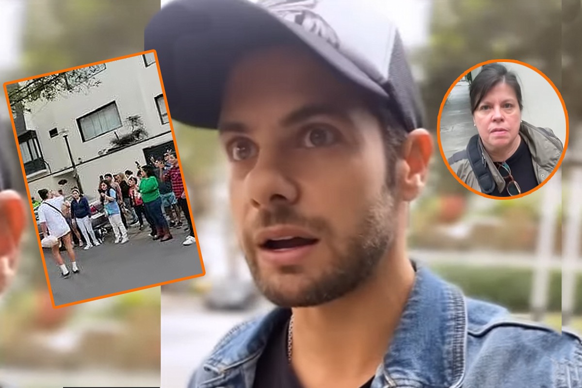 Personas con sus mascotas se dirigieron a la calle Alcanfores en Miraflores para protestar en la casa de la mujer que agredió a Andrés Wiese.