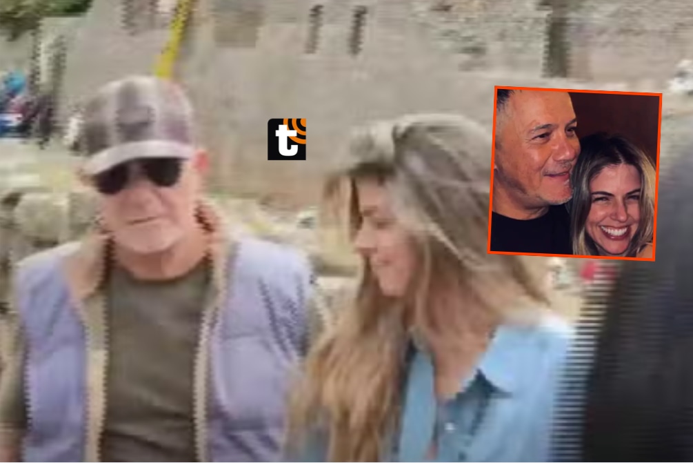 Alejandro Sanz y Stephanie Cayo se dejaron ver de la manito en Machu Picchu.