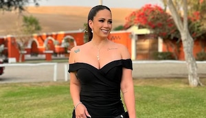 Melissa Klug está feliz por el auto de lujo que recibió su hijo de parte de su papá