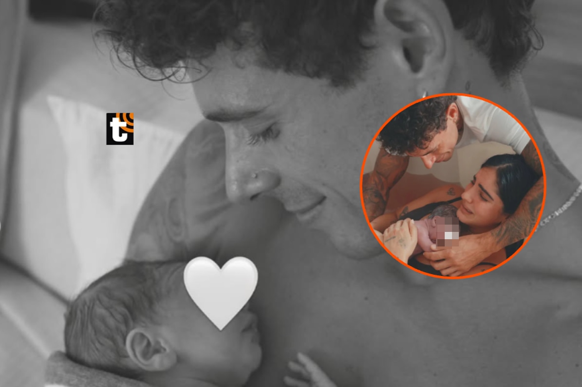 Isabella Ladera dio a luz y Hugo García se convirtió en papá primerizo.