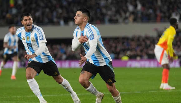 TROME | Thiago Almada marca el empate de Argentina ante Colombia (Telefé)