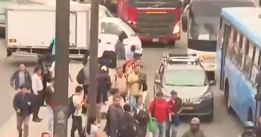 Accidente que causó la muerte de joven de 18 años genera grave congestión vehicular