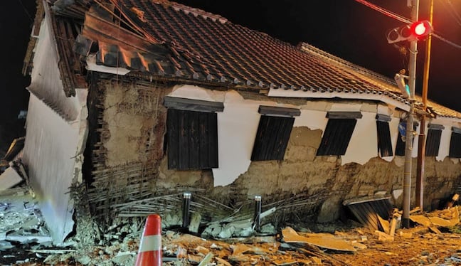 ¡Japón en emergencia! Fuerte terremoto de magnitud 7,1 deja decenas de heridos y graves daños