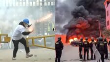 ¡Batalla campal en Carabayllo! Más de 400 familias se enfrentan a la Policía por desalojo de terrenos en Torre Blanca