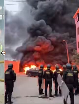 ¡Batalla campal en Carabayllo! Más de 400 familias se enfrentan a la Policía por desalojo en Torre Blanca