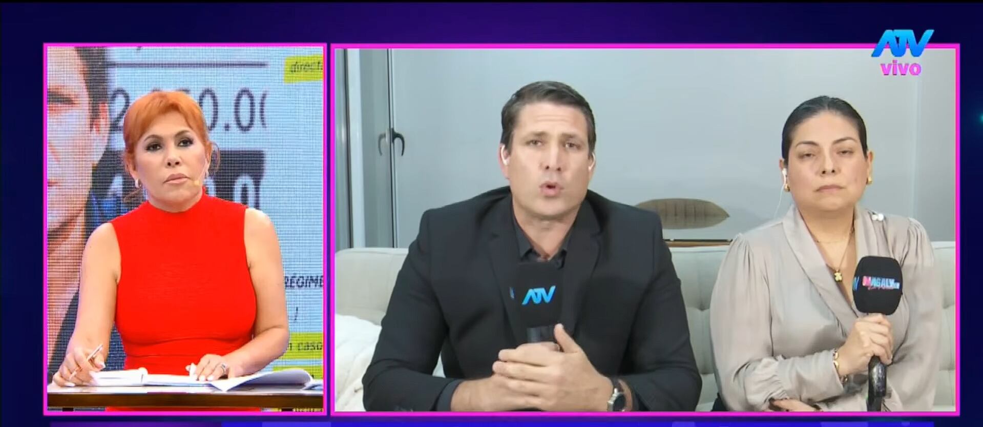 Periodista cuenta detalles del problema legal que tiene con Melissa Linares. (Fuente: ATV)