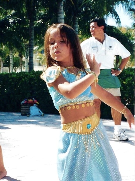 Desde niña quería ser artista. Foto: Facebook Alessa Wichtel.