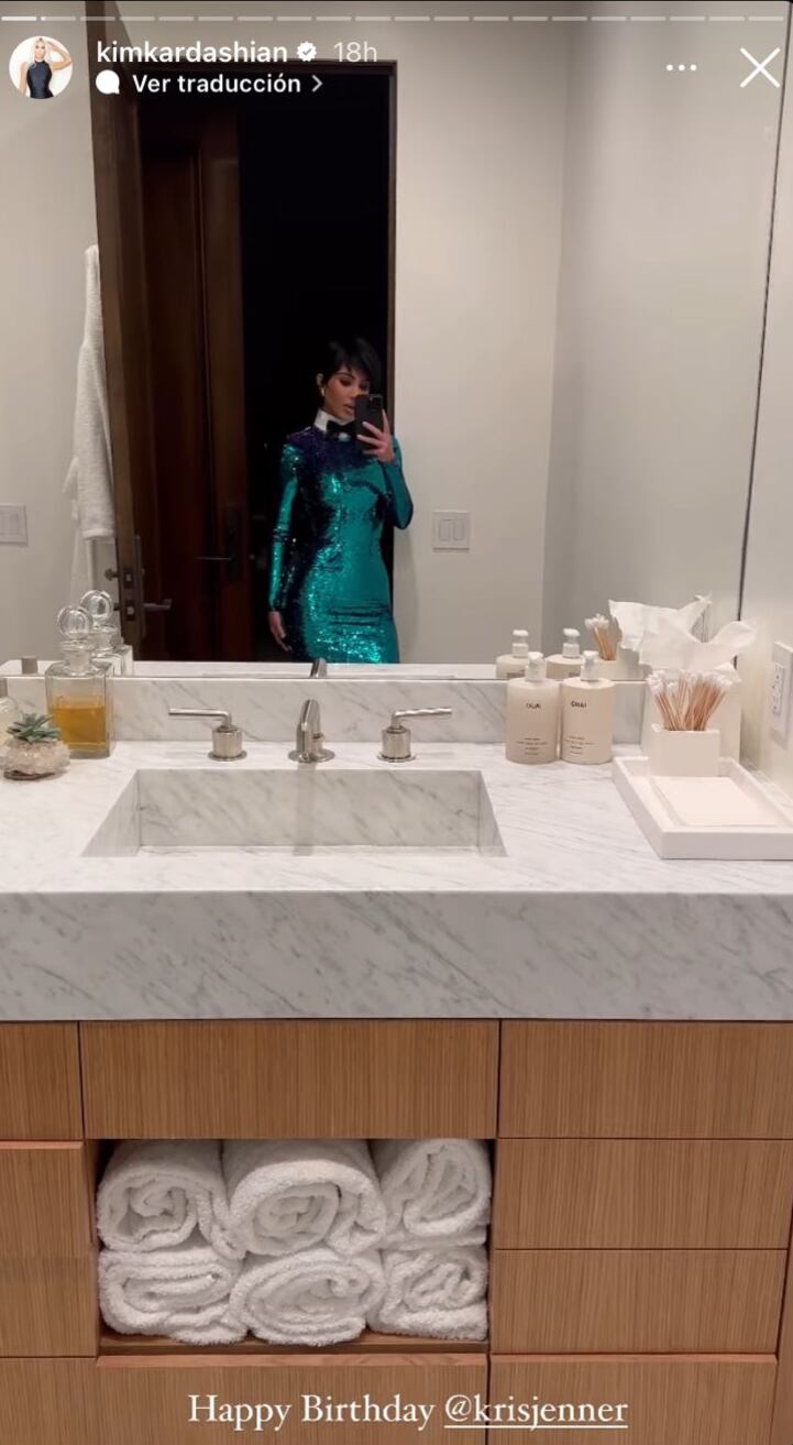 Parte del video que publicó Kim Kardashian en Instagram. (Foto: @kimkardashian / Instagram)