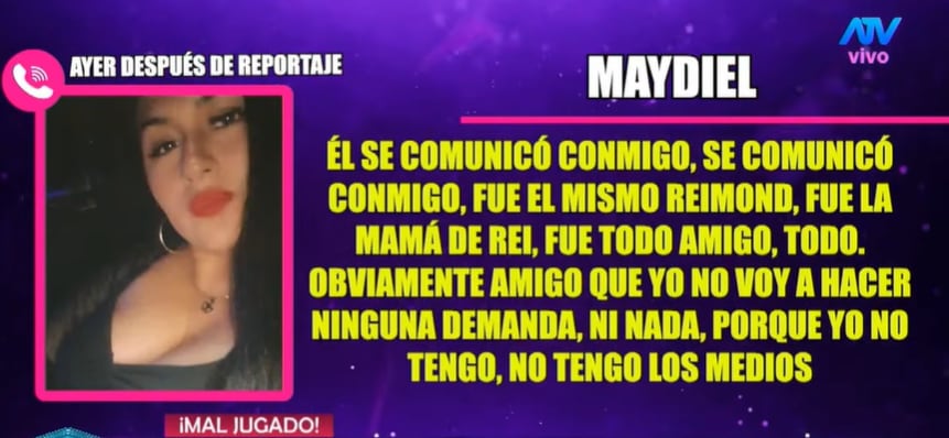 Magaly Medina echa a amiguita de Reimond Manco