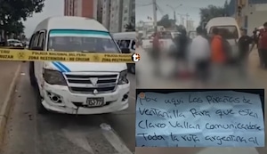 ¡Sicario en bicicleta mata a chofer de combi! Extorsionadores enviaron fotos del crimen para sembrar terror
