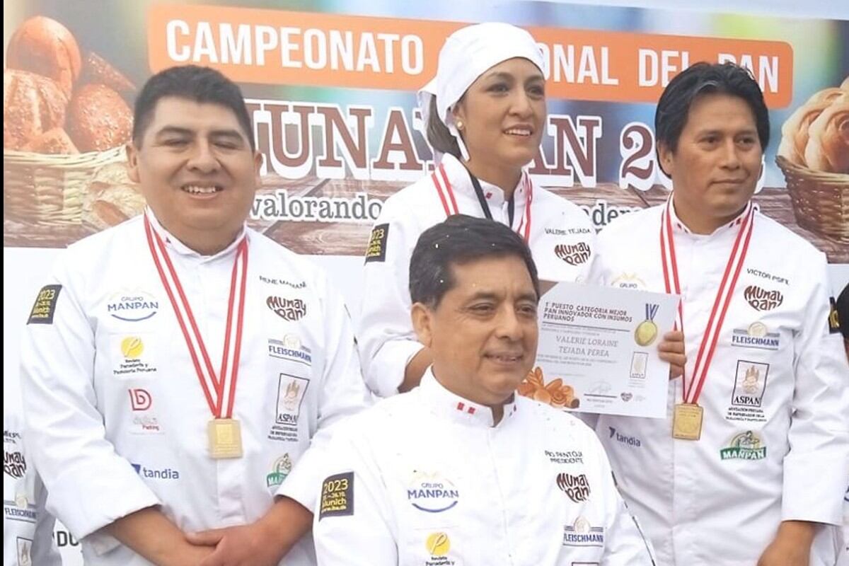 Panaderos peruanos en Campeonato Nacional del Pan 2022. Compiten en tres categorías: tanta wawa, pan francés y pan innovador. (Trome)
