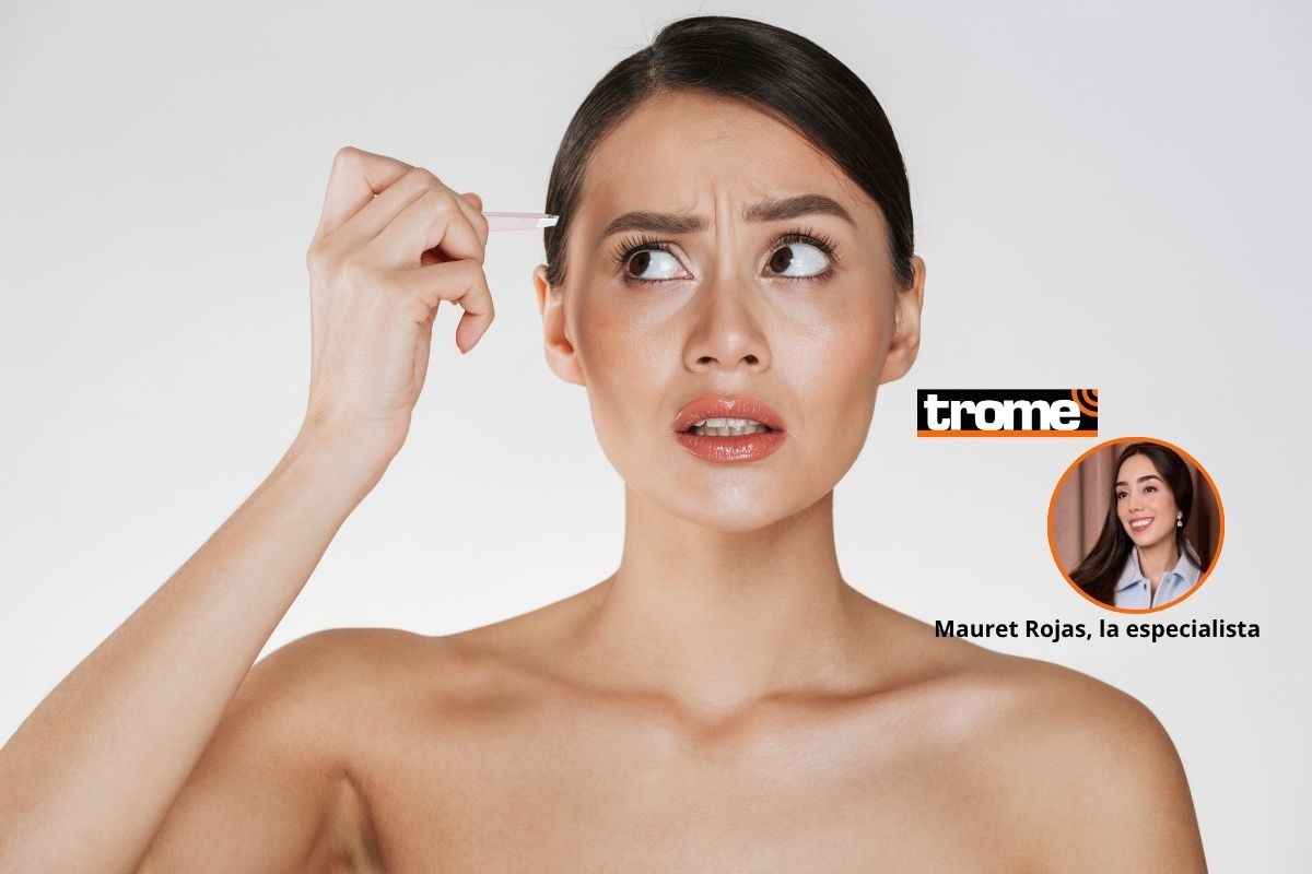 El cambio hormonal y el estrés podrían provocar la caída de las cejas. Foto: Freepik/composición.