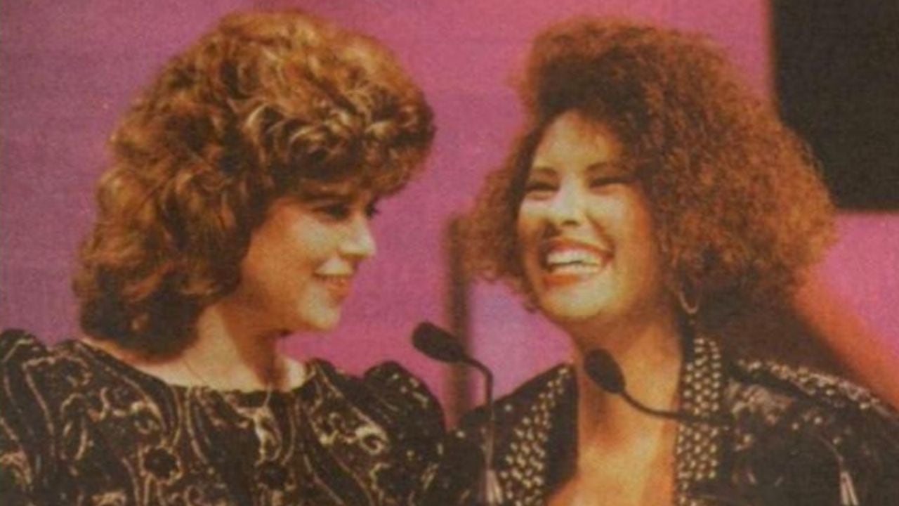 La vez que Laura Canales y Selena se encontraron en el escenario (Foto: HeraldodeMéxico)