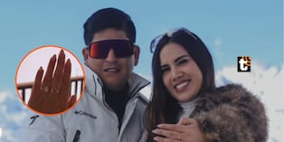 Darinka Ramírez, madre de la hija menor de Jefferson Farfán, recibe anillo de compromiso de su novio Sebastián González.