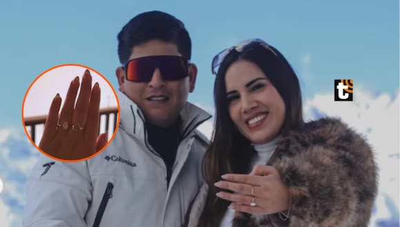 TROME- ¡Darinka Ramírez se casará! Su novio la sorprende con ‘rocaza’ en la nieve: “¡Dije que sí!”