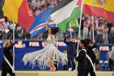 Katy Perry y el pequeño Tius Luka se lucen en la tercera inauguración del Mundial 2026