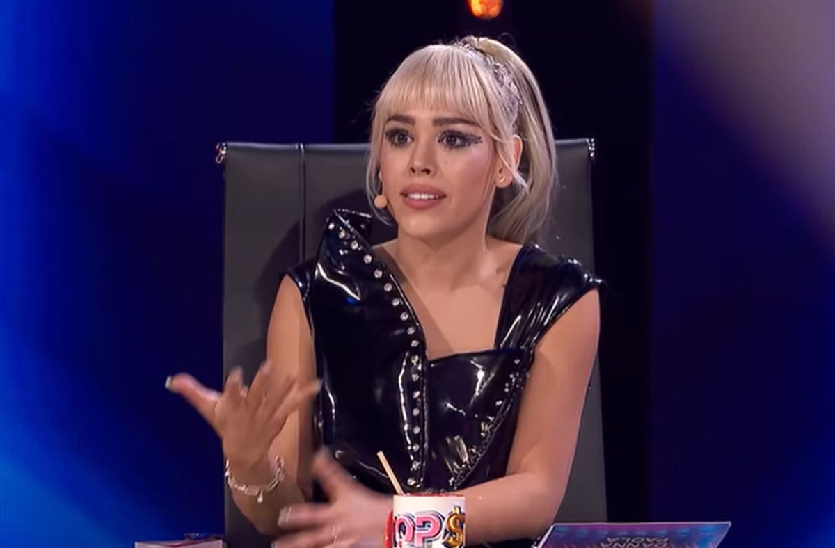 Danna Paola en "Top Star ¿Cuánto vale tu voz?" (Foto: Mediaset España)