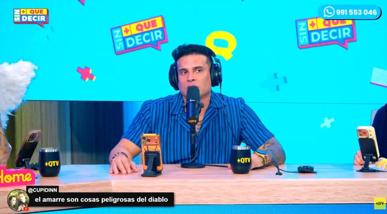Christian Domínguez en 'Sin + que decir'.