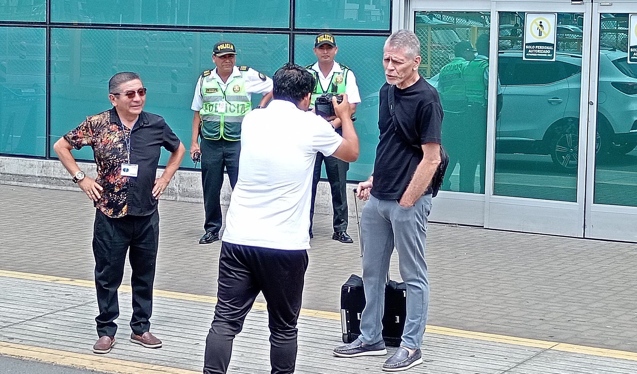 Llegada del brasileño Paulo Autuori a Lima para dirigir a Sporting Cristal. (Foto: @JaxLatinMedia)