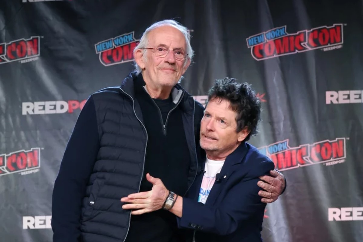 Michael J. Fox y Christopher Lloyd. (Foto: Getty)