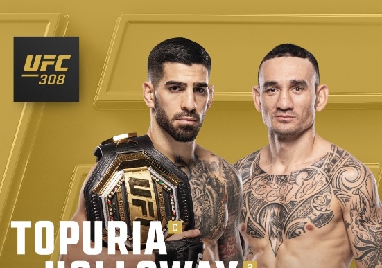 Ilia Topuira vs, Max Holloway el próximo 26 de octubre en Abu Dabi. (UFC)