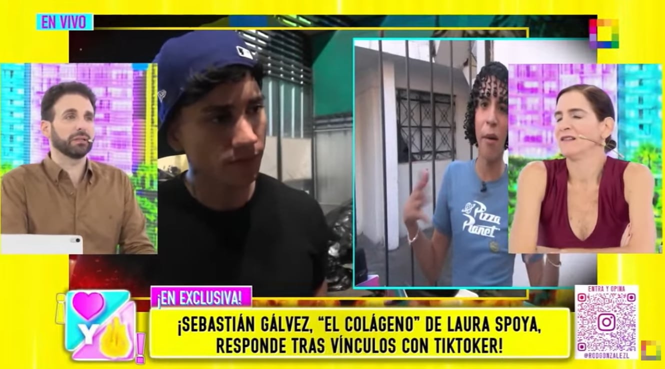 Sebastián Gálvez habla sobre Valentino y niega que Laura Spoya se haya molestado.