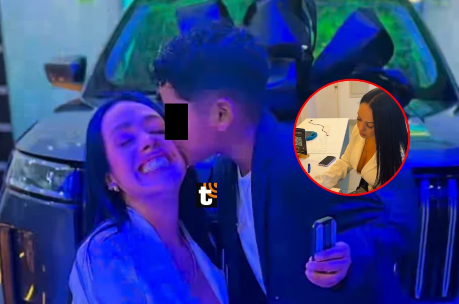 Dorita Orbegoso celebró su cumpleaños regalándose una camioneta del año y con Jerson Reyes.