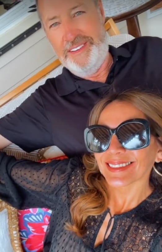 Pati Lorena y su esposo americano, Felipe.