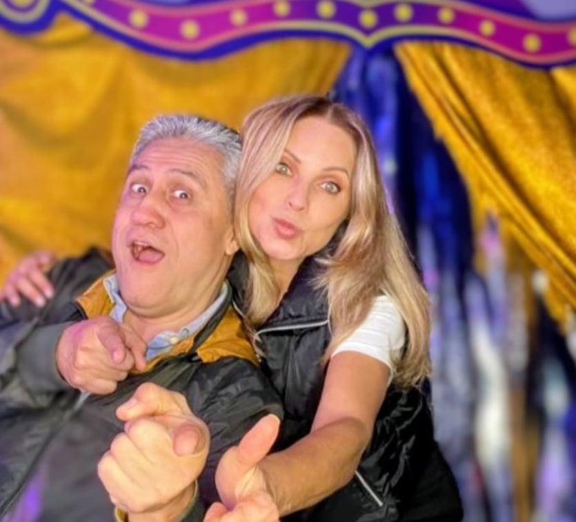Karina Rivera y Ricardo Bonilla ('Timoteo').