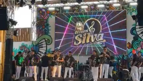 Terror en concierto de Los Hermanos Silva. (Captura video)