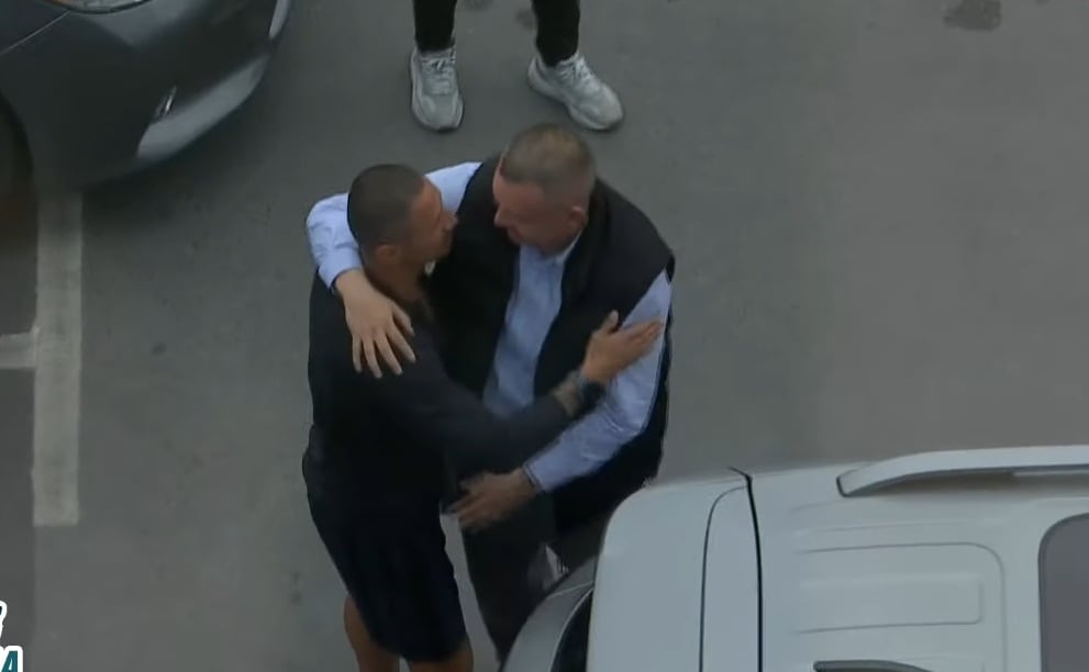 Gianluca Lapadula en su llegada al país. (RPP)